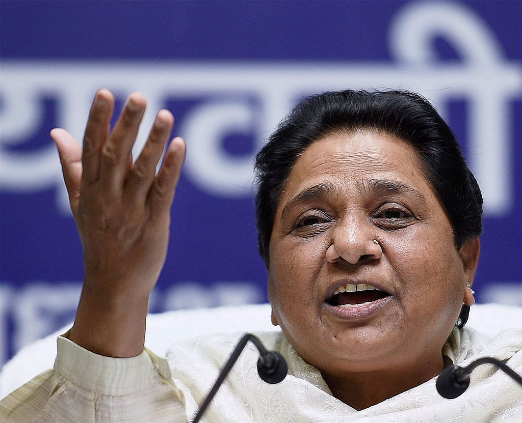 Mayawati dares BJP to reveal bank
deposit details