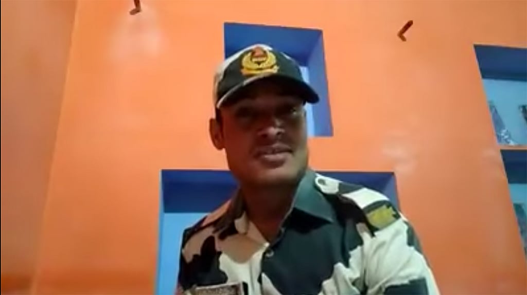 Undaunted by warning, BSF jawan in Gujarat airs grievance in video