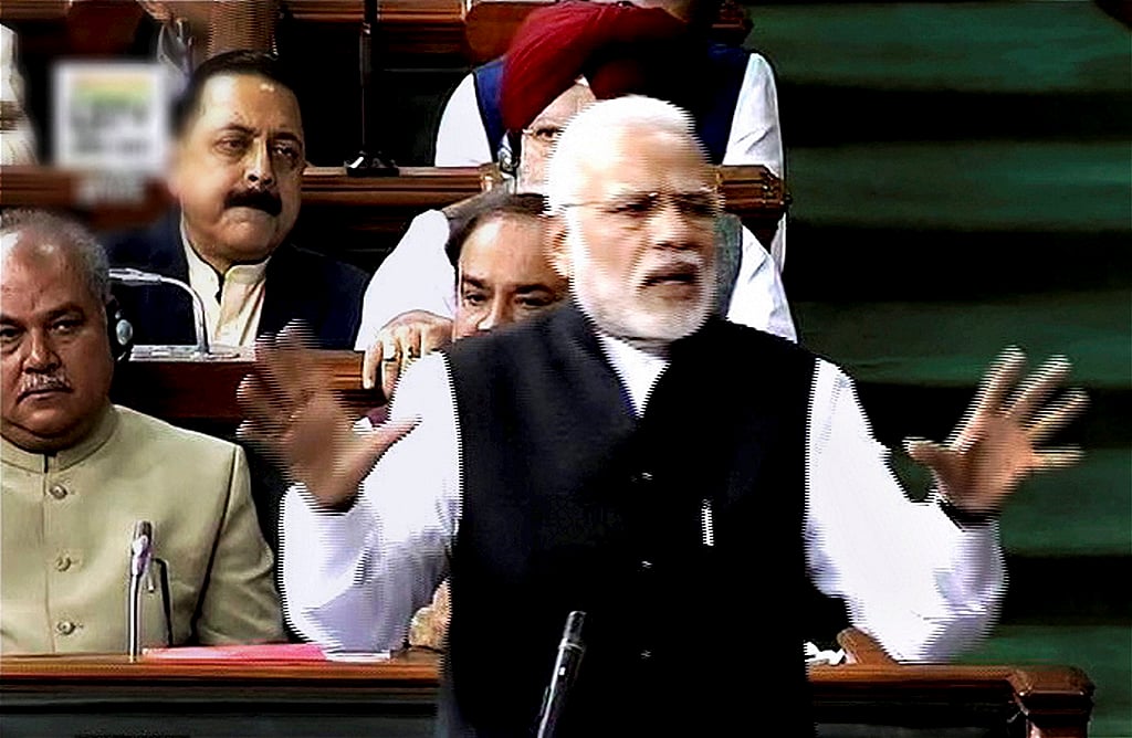 PM Modi defends note ban, attacks critics; Congress hits back