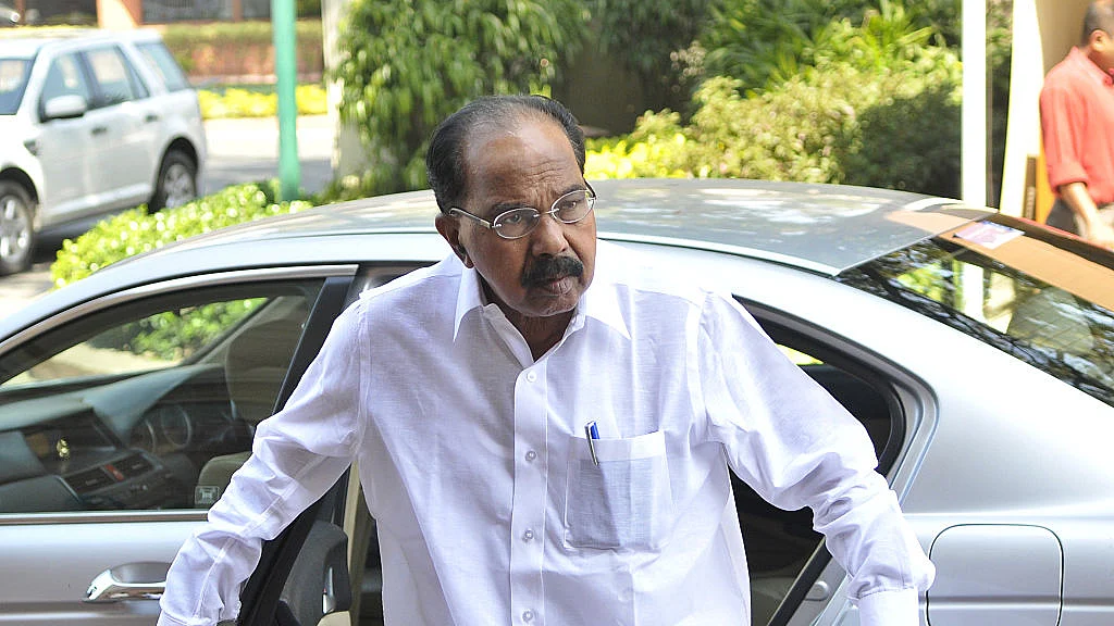  File photo of senior Congress leader Veerappa Moily during the ongoing Budget Session of Parliament &nbsp;