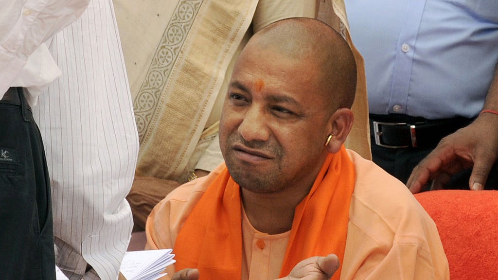 File photo of Uttar Pradesh Chief Minister Yogi Adityanath during the inspection of Gomti River Front on March 27 in Lucknow