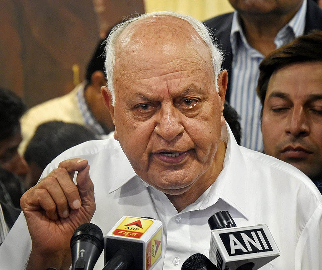 Farooq Abdullah demands Governor’s Rule in J&K