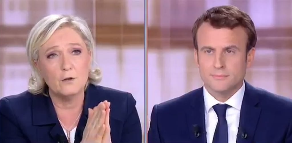 French polls: Macron, Le Pen trade insults in presidential debate