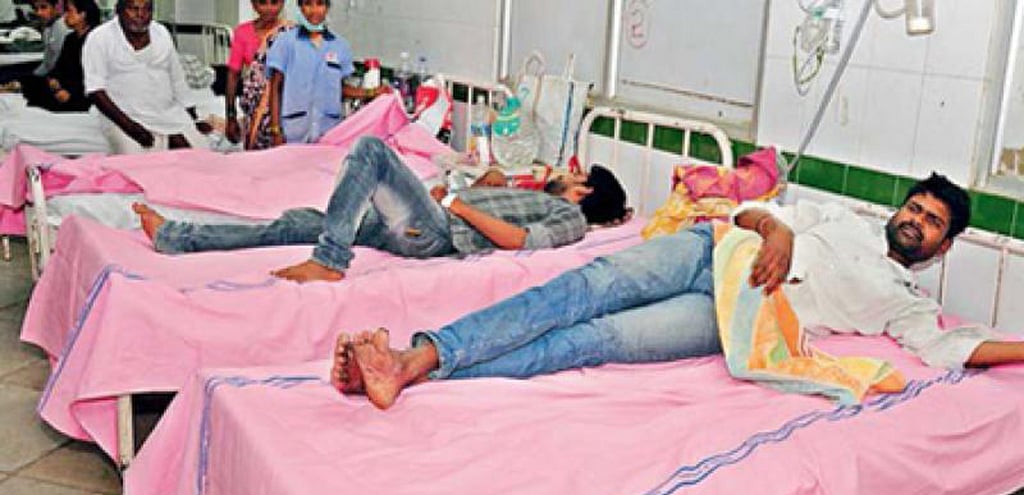 BJP protests over pink bed sheets in Telangana hospitals