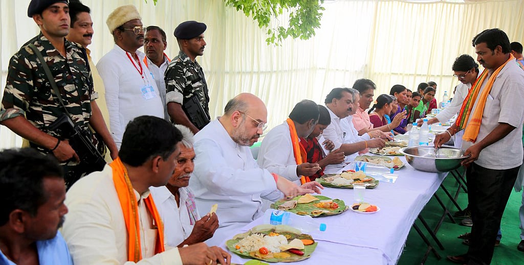 Amit Shah ‘dined with Dalits’ but ‘got food from outside’: KC Rao