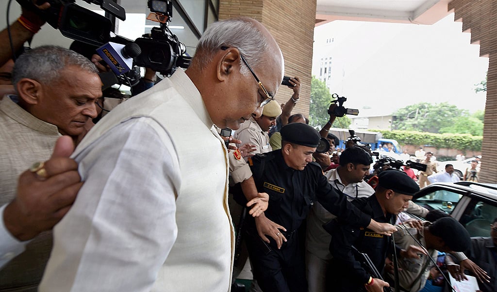Kovind was the only one from BJP who defended Bangaru Laxman