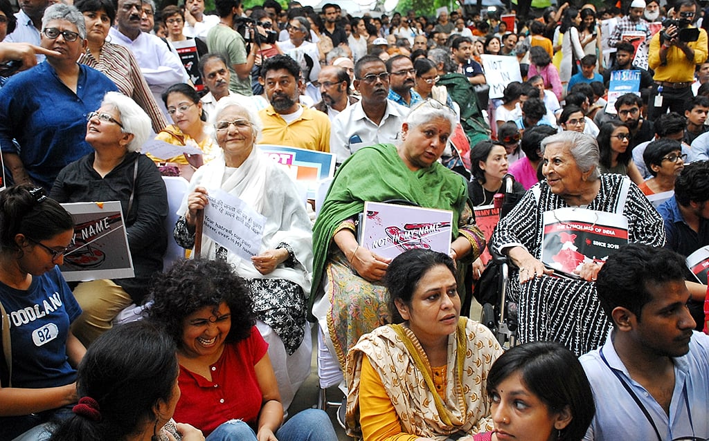 Citizens come together to protest govt silence on lynching