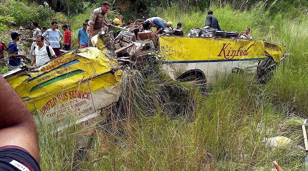 Himachal Bus Mishap: 28 killed as bus falls into gorge 