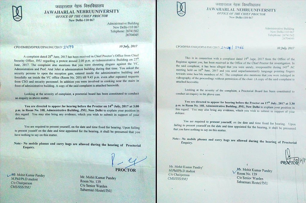 JNU penalises 30 students for pointing fingers and sloganeering