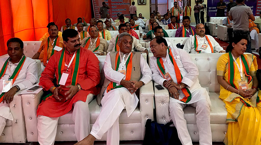 BJP holds classes for MLAs and defectors from Congress on RSS ideology 