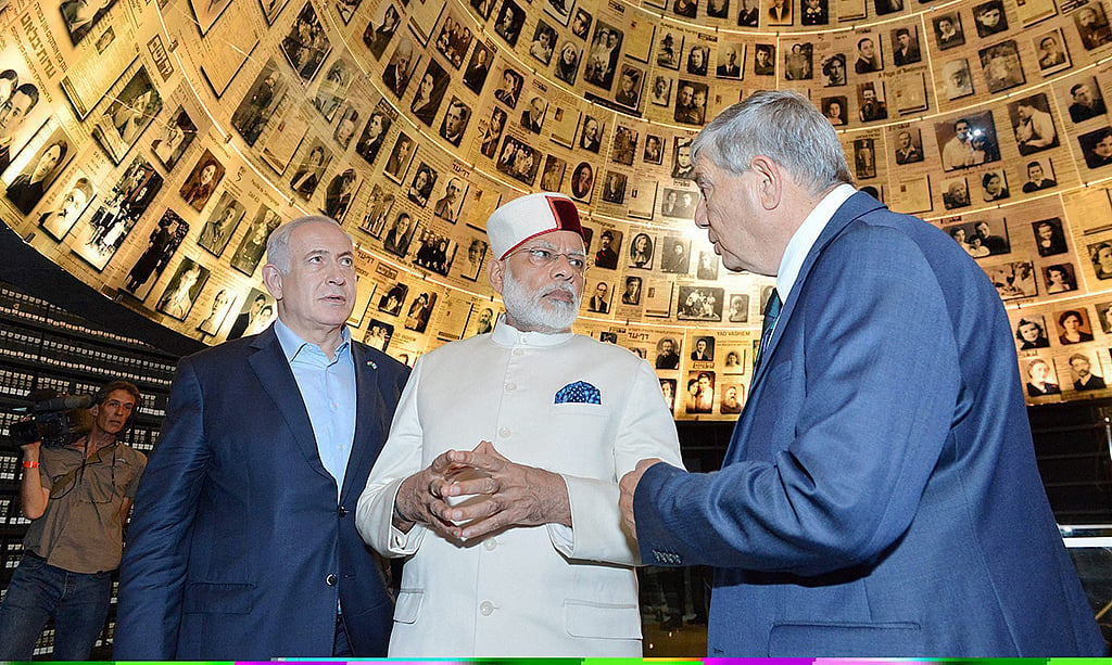 A strange visitor to Israel’s Holocaust Memorial