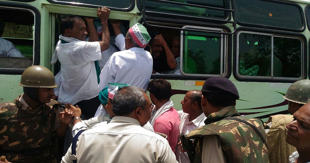 Police prevent farmers’ leaders from reaching Mandsaur