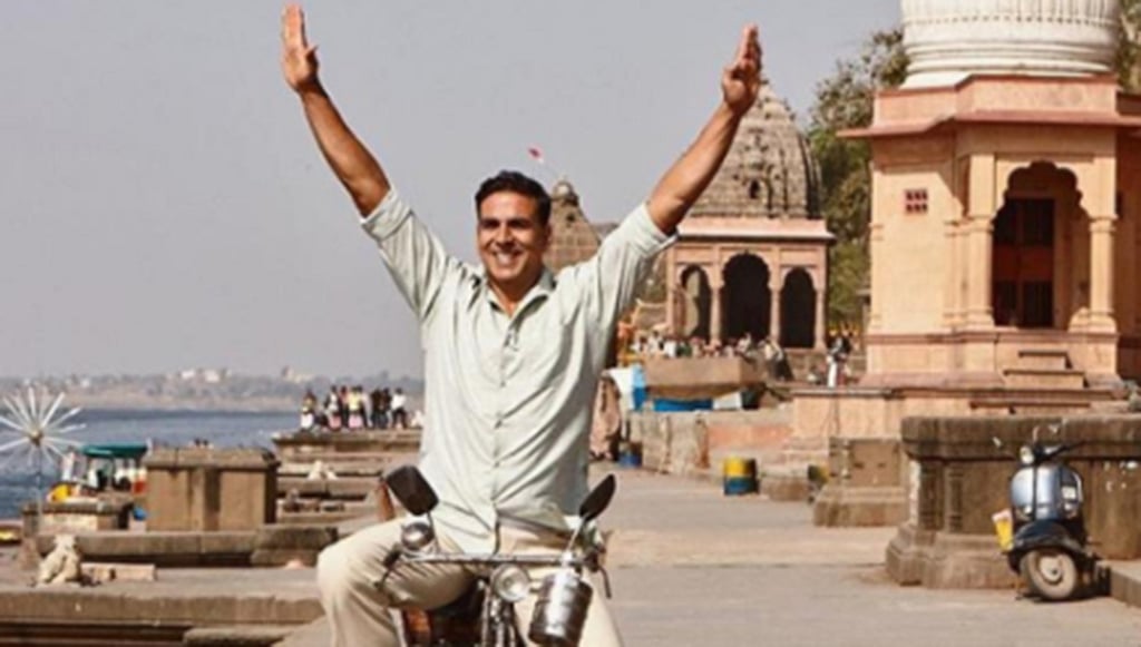 Entertainment:  Twinkle shares poster of Akshay’s Padman