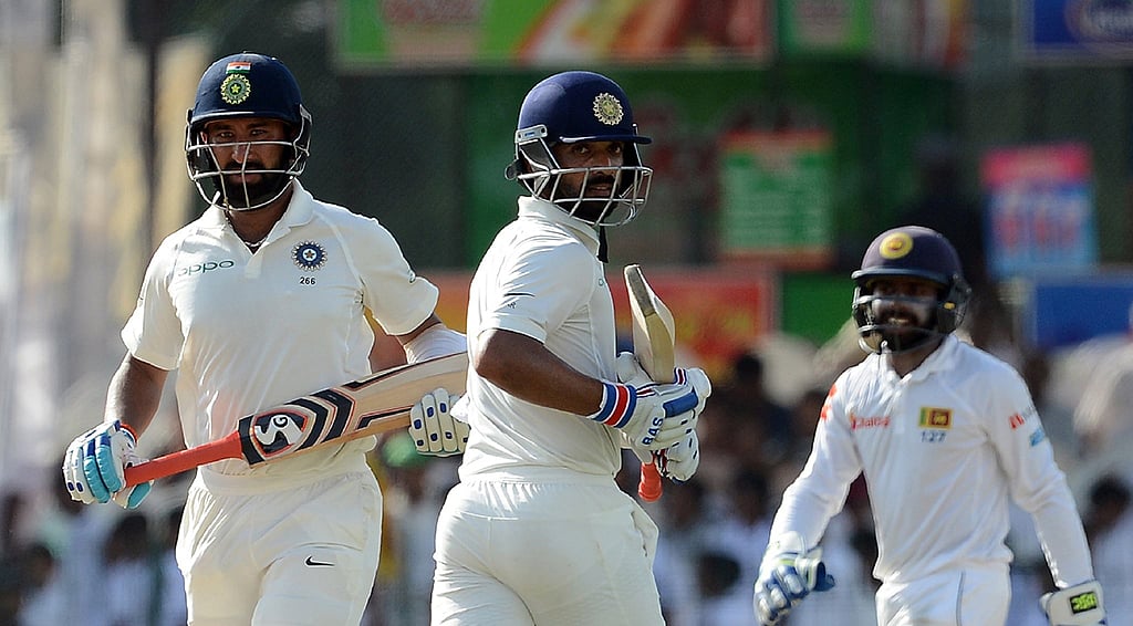 Pujara,
Rahane help India dominate proceedings on day one