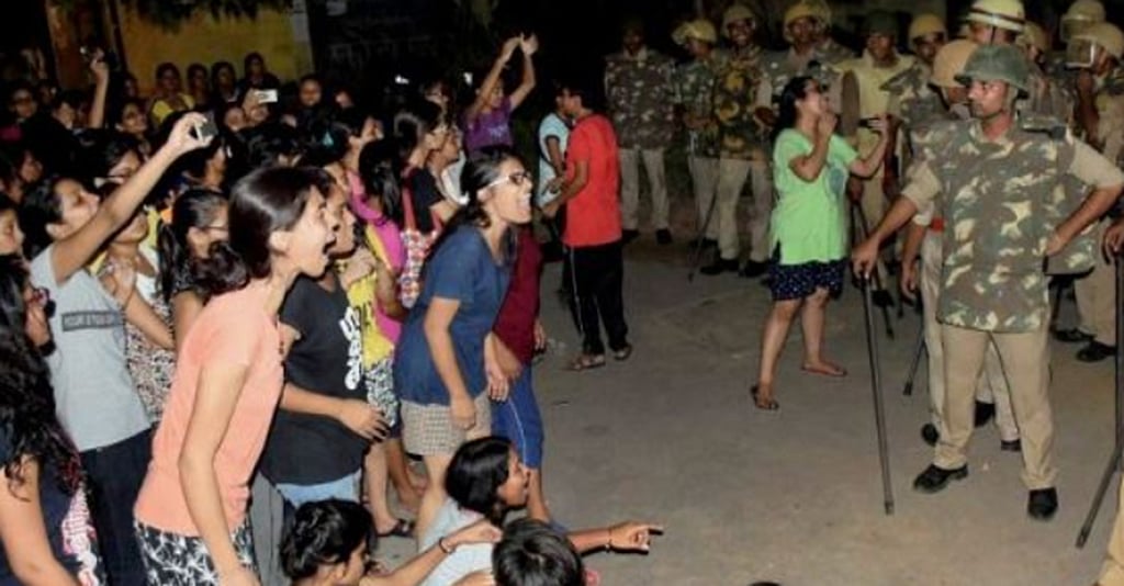 Are the students anti-national in Yogi Raj?