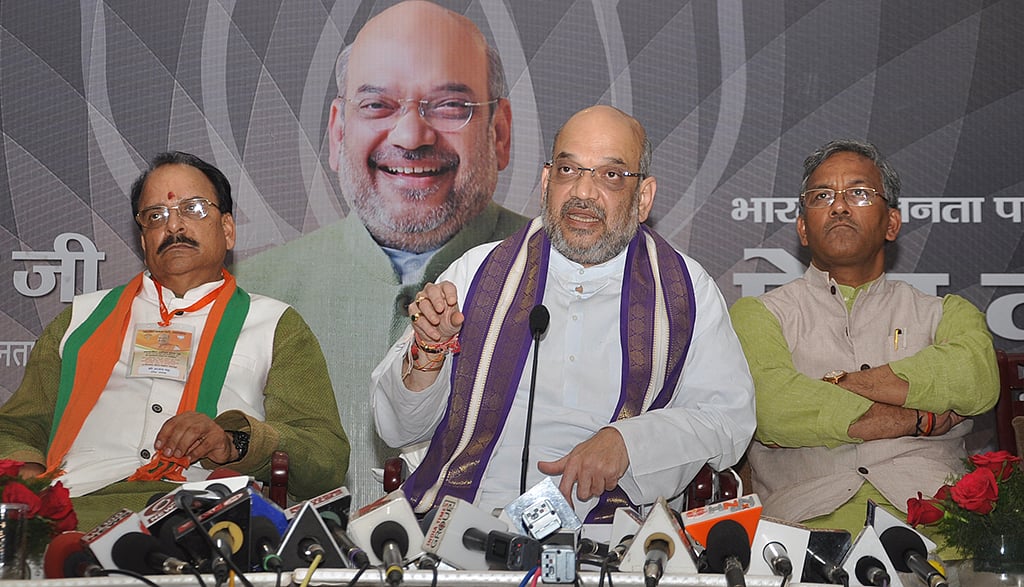 Uttarakhand BJP bends over backwards to welcome Amit Shah, transplants well-grown trees 