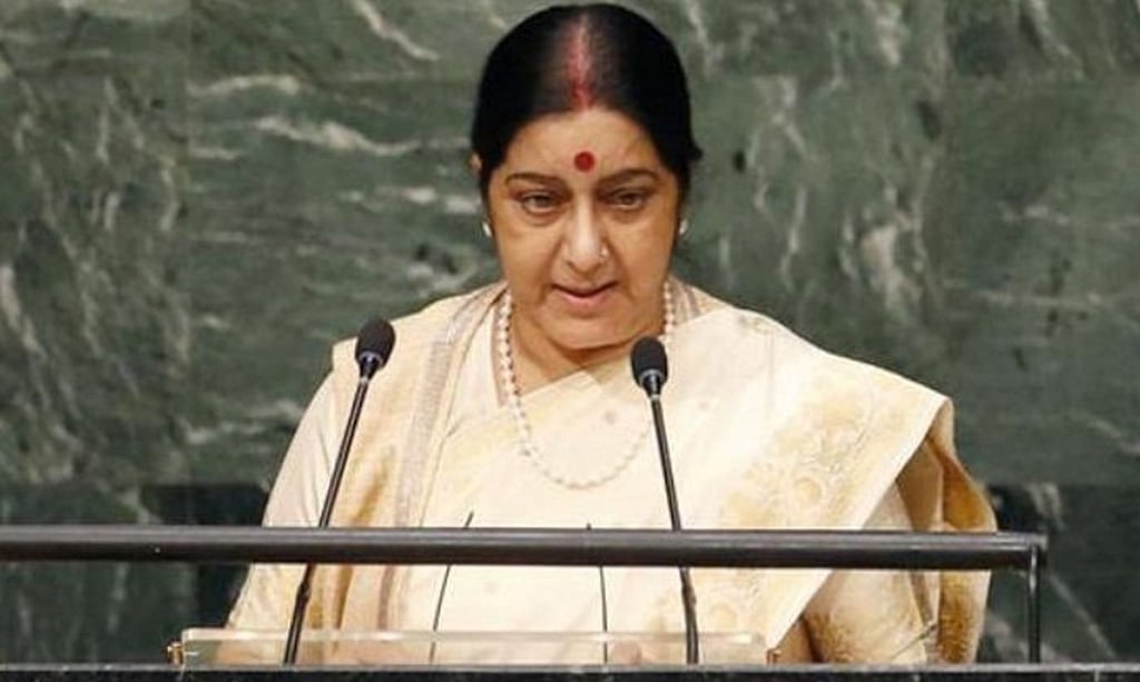 Chinese daily chides Sushma over UN speech against Pakistan
