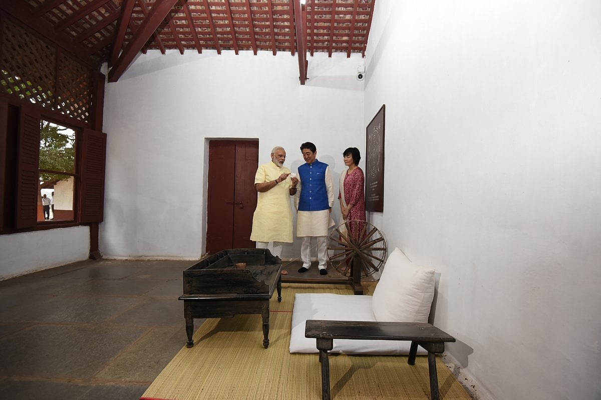 Shinzo Abe in Gujarat: “Is it election campaign for ensuing polls?”