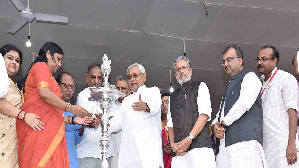 Photo taken from Nitish Kumar’s Twitter account