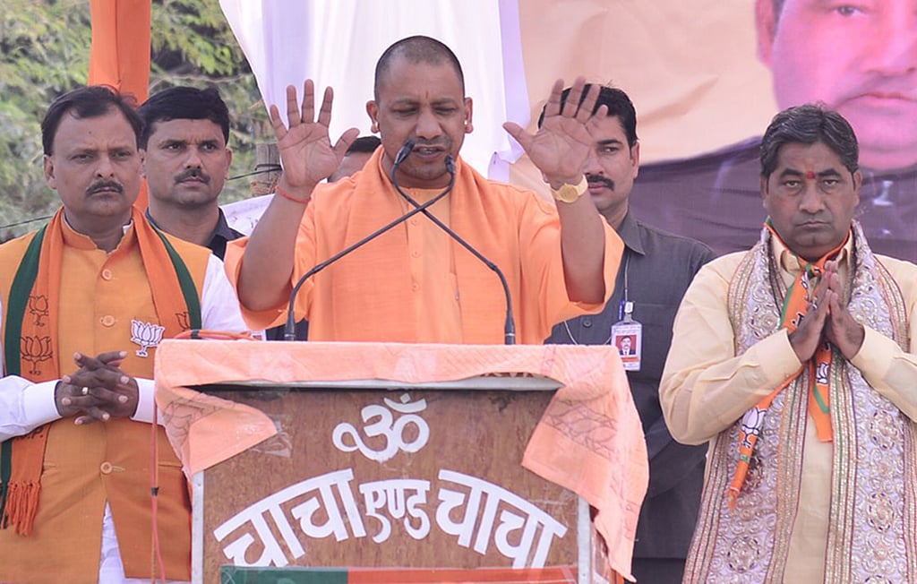 Losing ground, BJP summons Yogi to Gujarat to whip up Hindutva wave