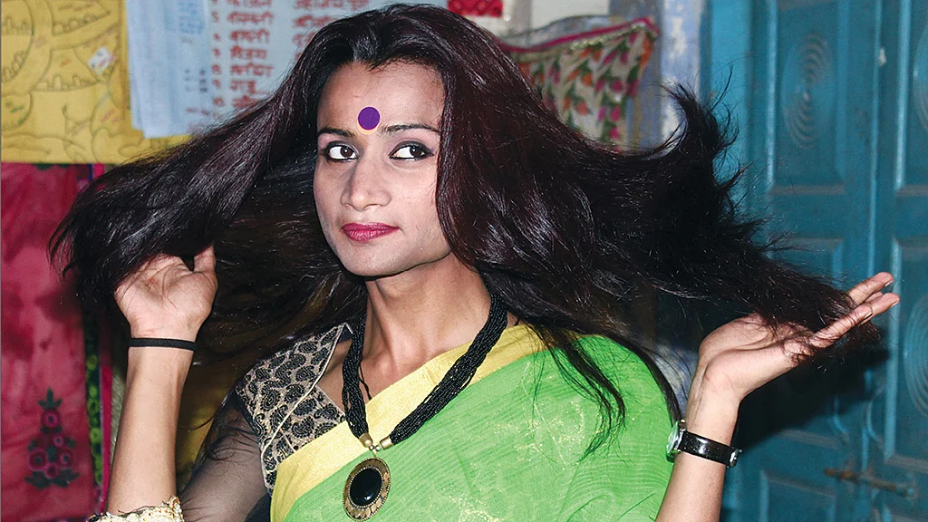 A transgender, who hopes to be a bride one day