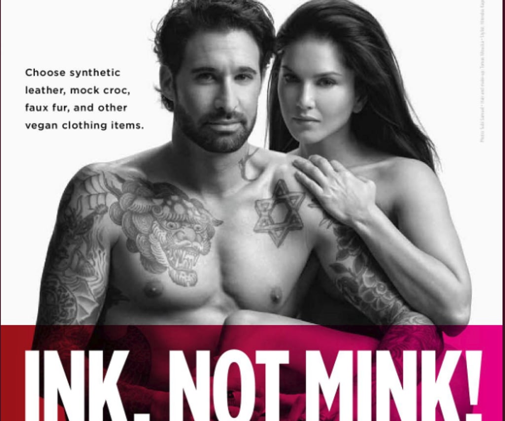 Sunny Leone promotes animal-free fashion for PETA 