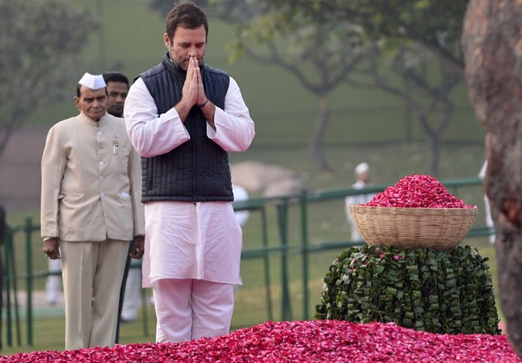 Rahul Gandhi to accept huge Indian flag ‘insulted’ by Gujarat CM