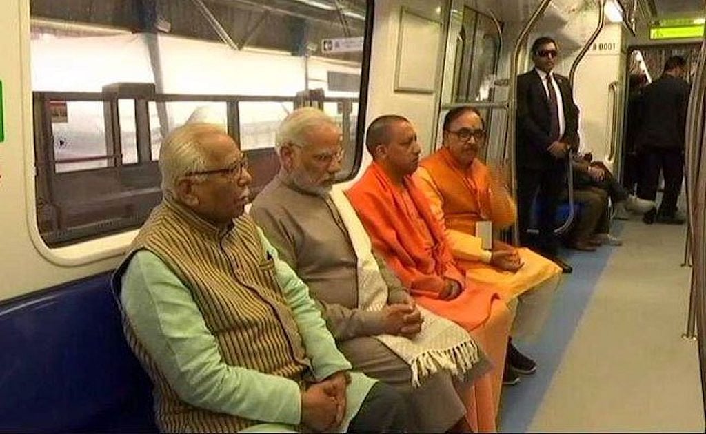 Delhi Metro extended to Noida