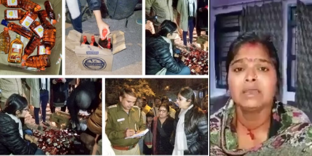 Woman beaten with rods & stripped by liquor mafia in Delhi 