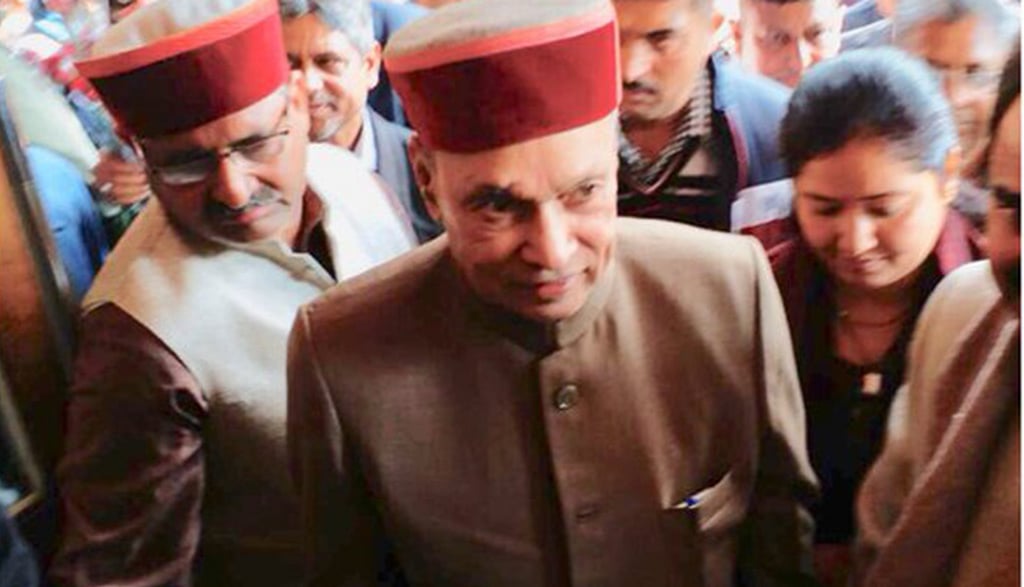 BJP’s chief ministerial candidate Dhumal loses from Sujanpur, Himachal