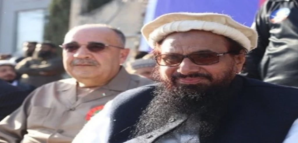 Palestine envoy shares stage with Hafiz Saeed, India reacts