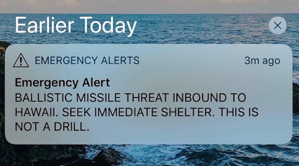 Hawaii missile alert: False alarm sparks panic in US state      