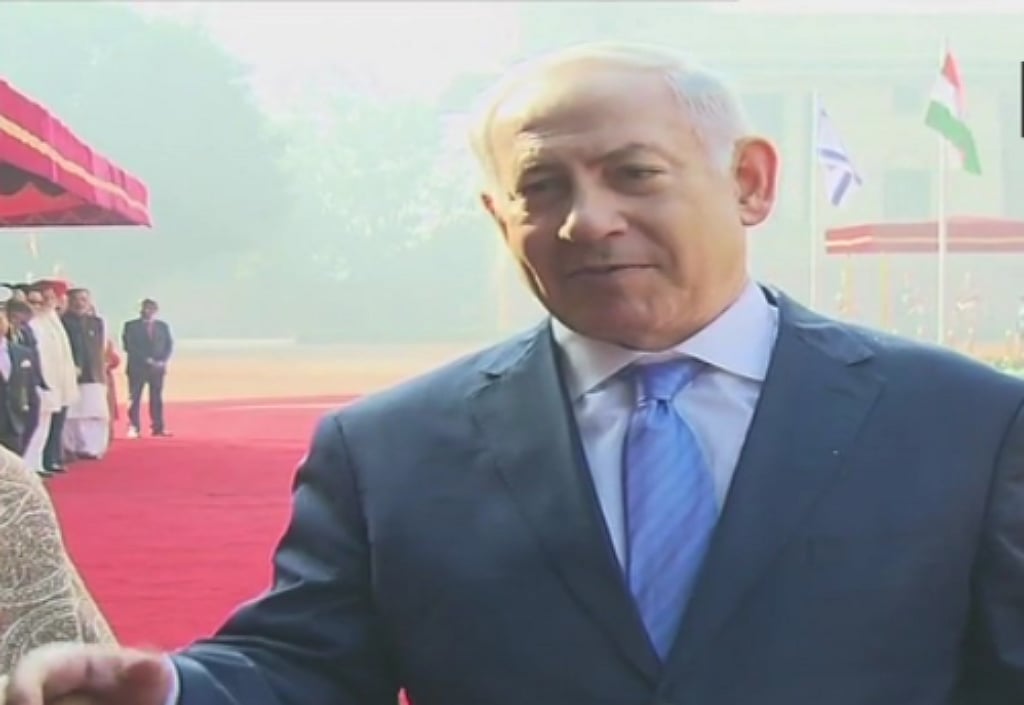 Israeli PM accorded ceremonial welcome
