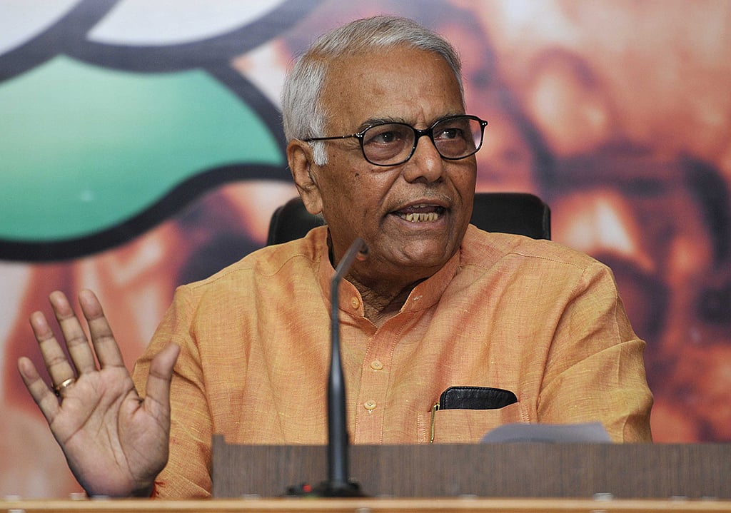 Won’t leave BJP, let it throw me out if it wants, says Yashwant Sinha; slams GST council’s approach