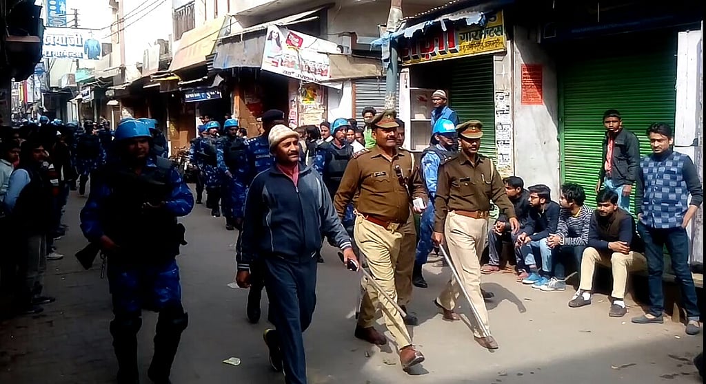 Door of religious place set ablaze in Kasganj