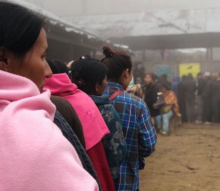 Voting underway in Nagaland, blast in Tizit