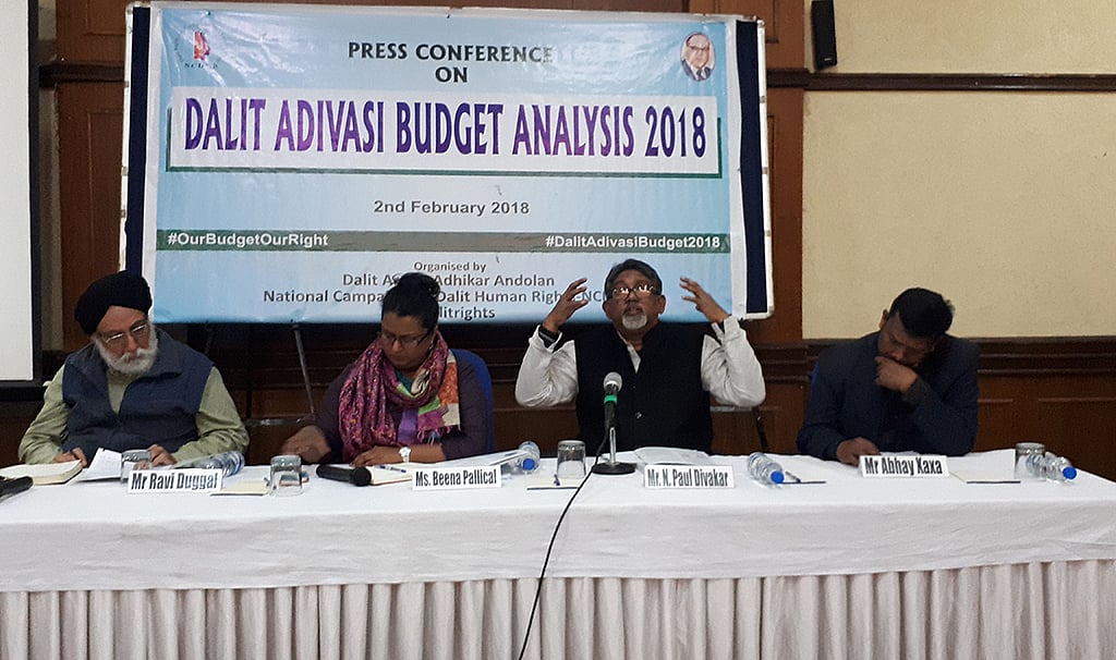 Dalit activists call Budget 2018 ‘anti Dalit-anti Adivasi’