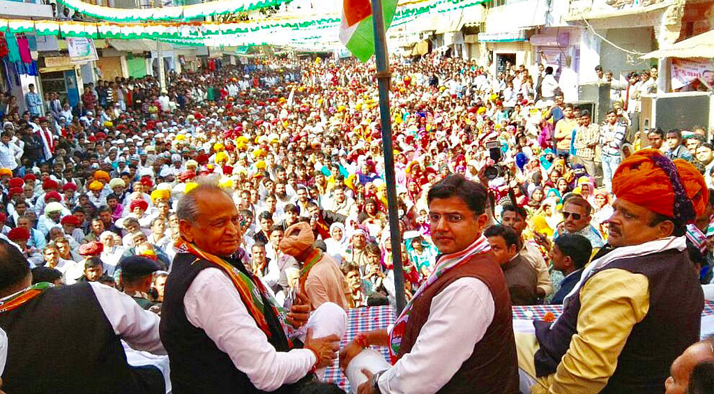 Bypolls: Congress celebrates victories in Rajasthan, Trinamool in West Bengal