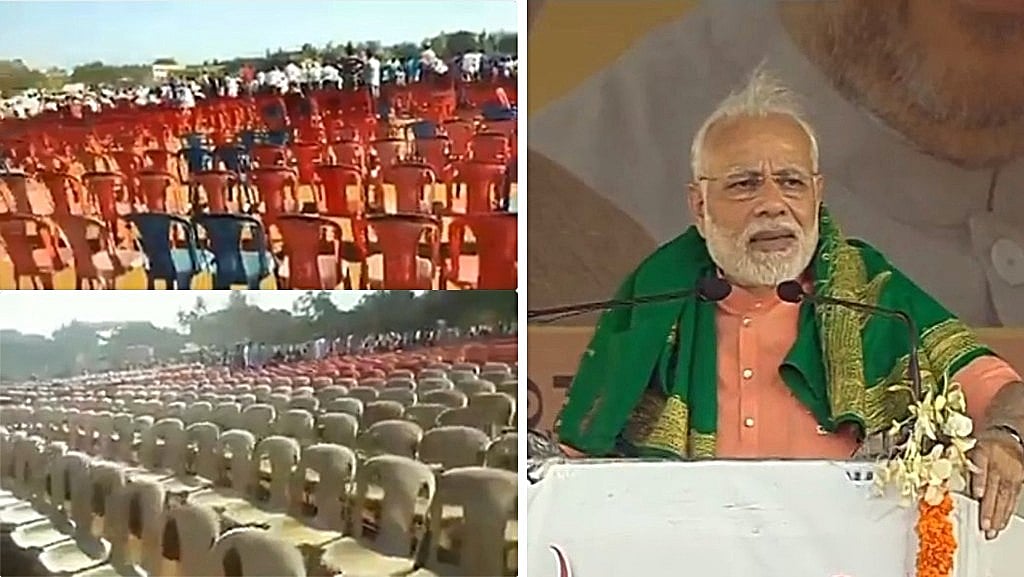Photos courtesy: Twitter.com/INCKarnataka; Twitter.com/BJP4India