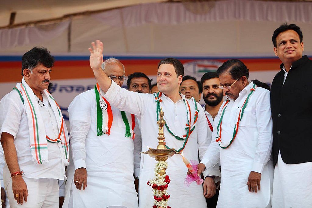 Rahul Gandhi says RSS behind demonetisation, NDA policies