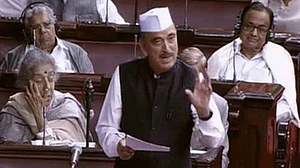 Ghulam Nabi Azad slams PM Modi’s politics of fear in the Rajya Sabha