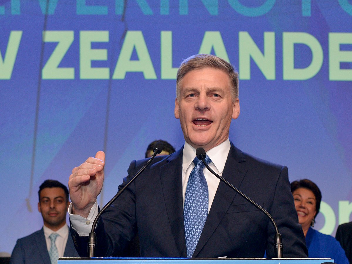 New Zealand opposition leader Bill English resigns, quits politics