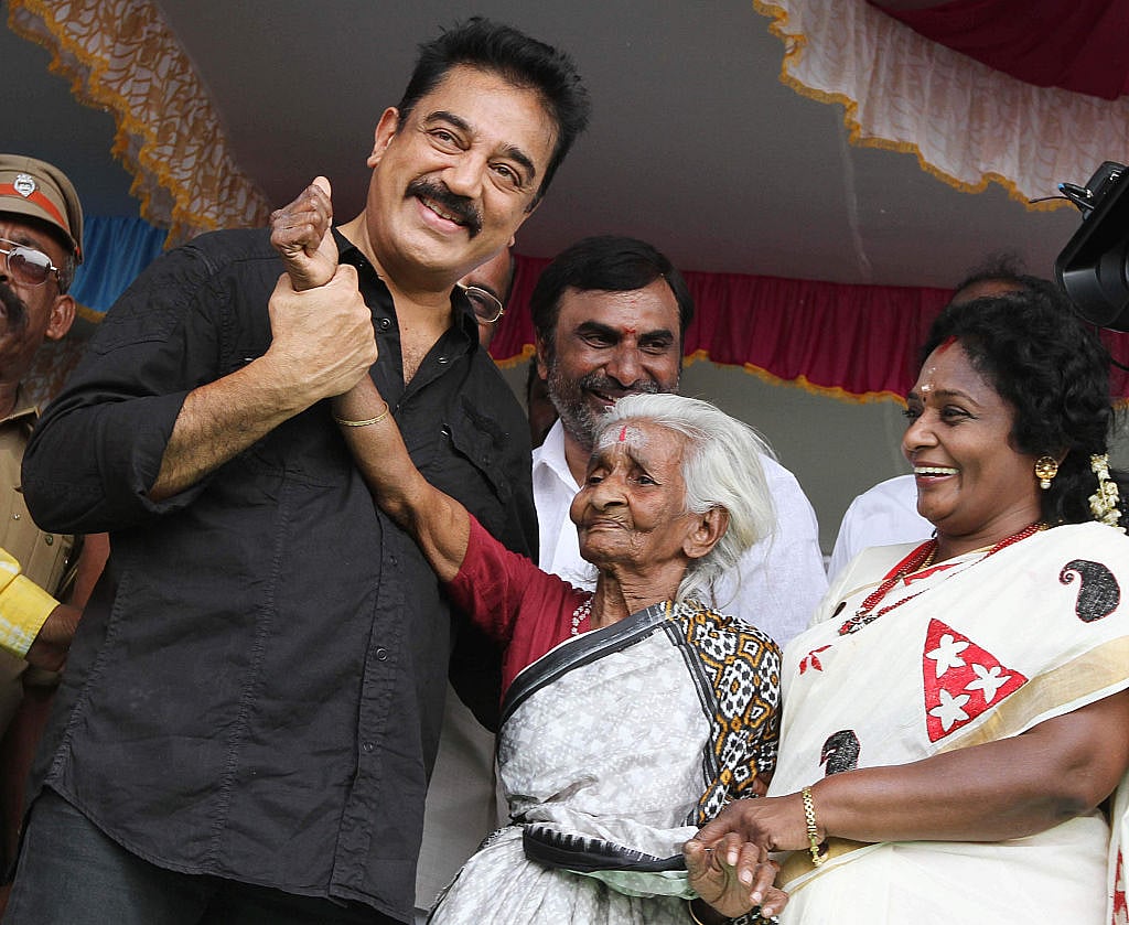 Kamal Haasan says no alliance if  colour of Rajnikanth’s politics is saffron