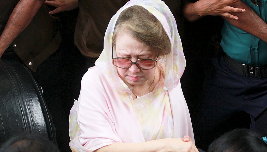 Clashes erupt in Bangladesh as ex-PM Khaleda Zia is jailed