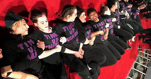 ‘Time’s Up Theresa’ protesters crash BAFTA 2018  
