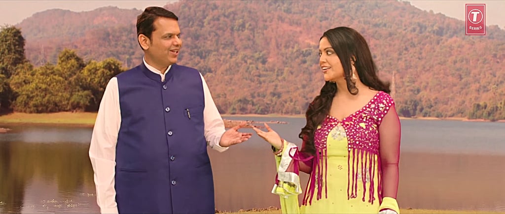 Fadnavis duo’s duet video invites Maha mockery