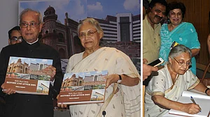 Pranab Mukherjee releases Sheila Dikshit’s book ‘Meri Dilli Meri’