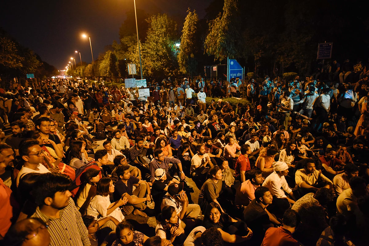 Delhi Police files rioting case against JNU students 