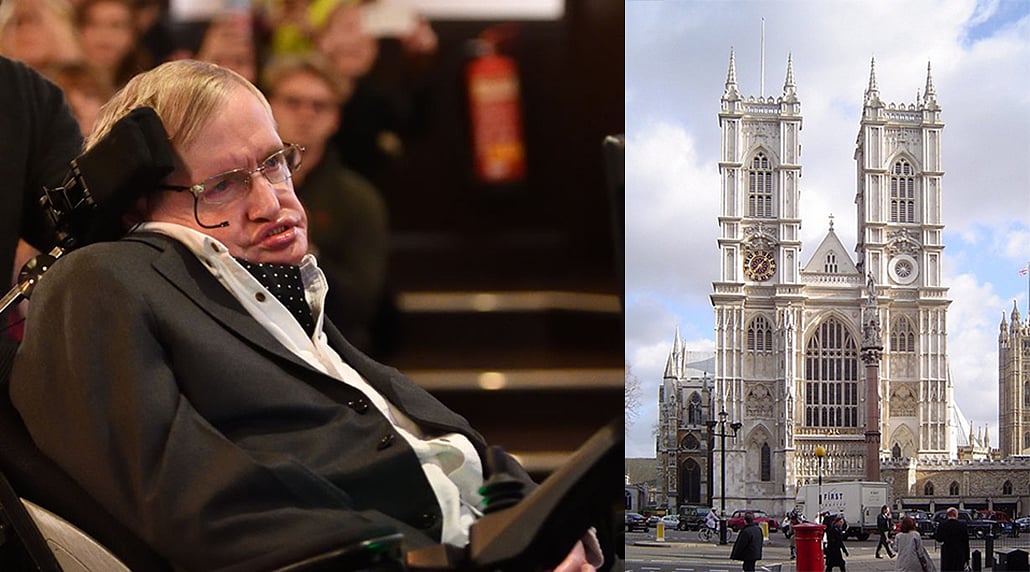 Steven Hawking’s ashes to be interred  near Newton, Darwin’s graves