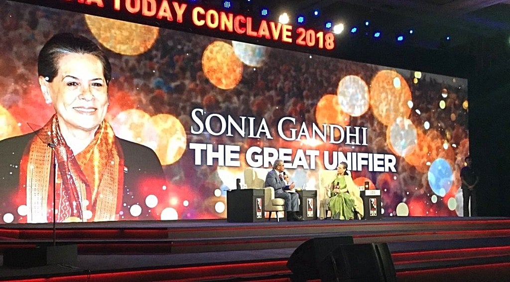 Watch Sonia Gandhi’s Q&A in Mumbai and read her full speech
